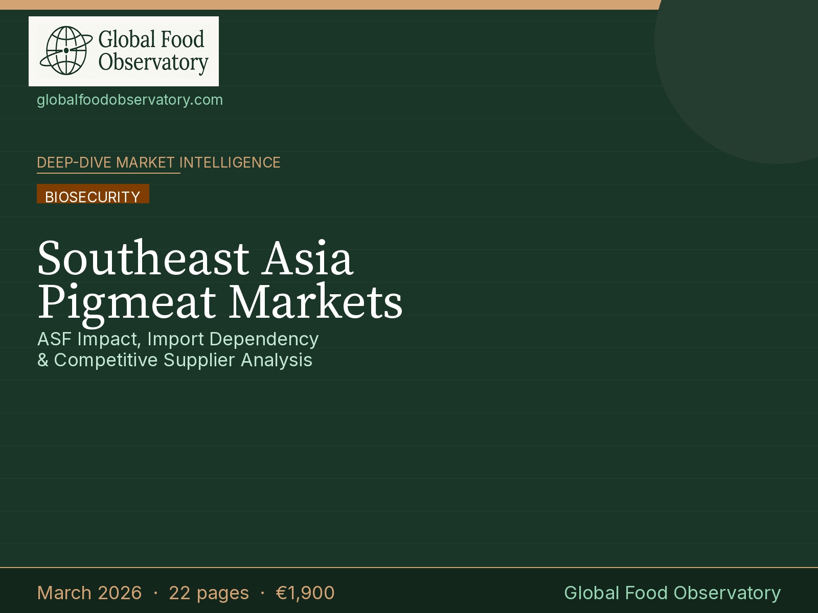 SEA Premium Pigmeat Markets